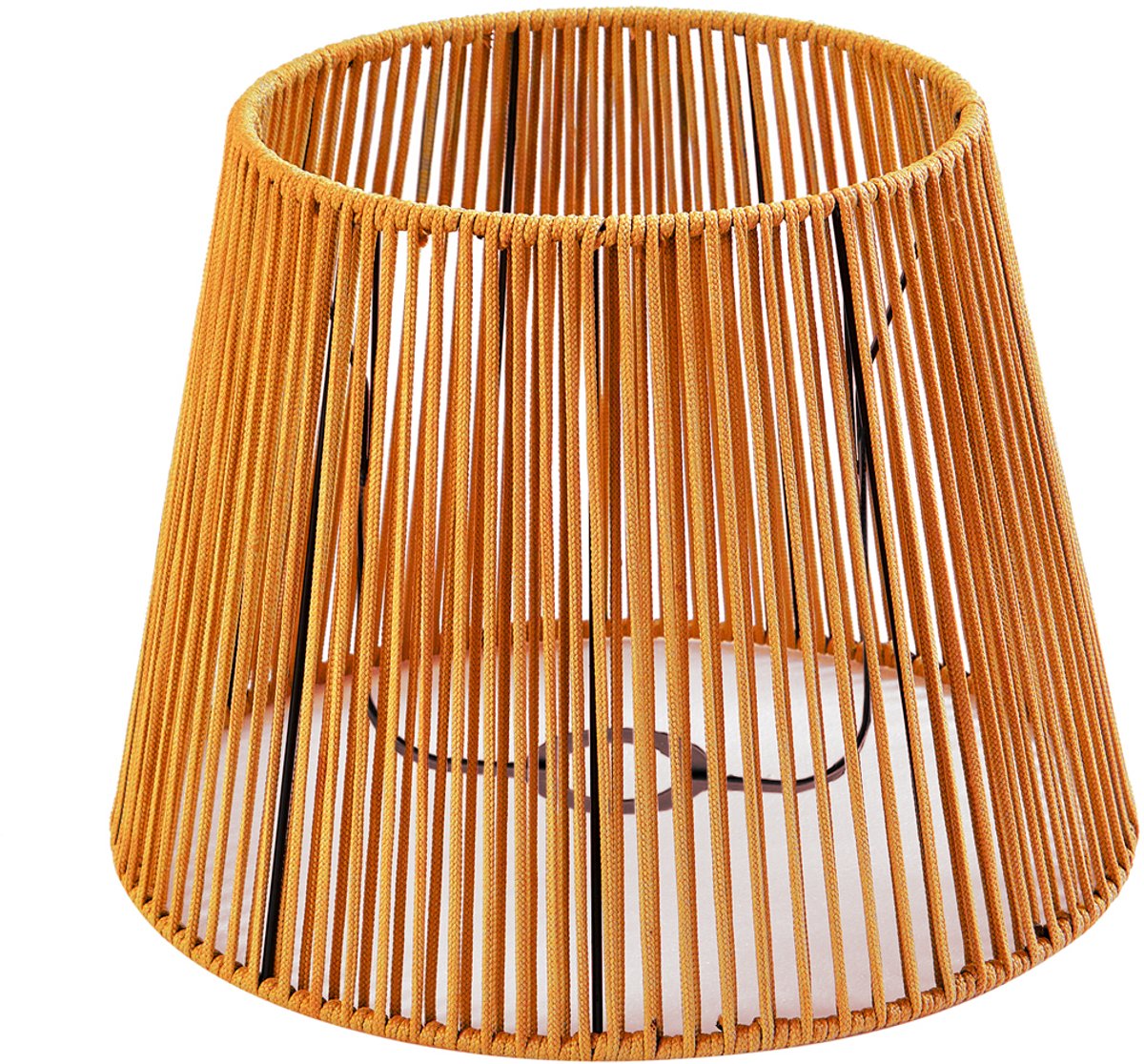QAZQA jayla shade - Japandi Lampenkap - Ø 40 cm - Oranje -