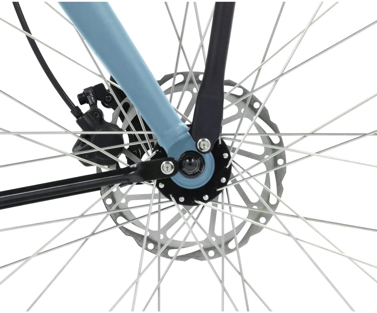 Popal Royl1 Elektrische Fiets - E-bike 28 Inch - Damesfiets 53 cm - Hydraulische schijfrem - 360 Wh Accu - Blauwgroen – foto 5