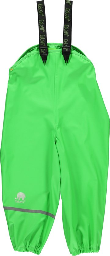 CeLavi Pantalon de pluie enfant - Vert - taille 120 (116-122cm)