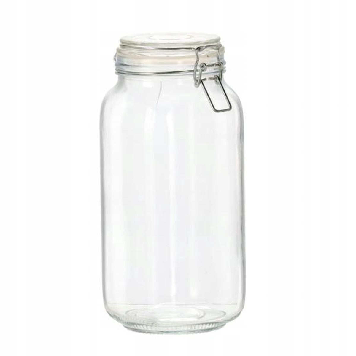 Glazen weckpot met klem, 2.2L - Ideaal voor conserveren en opslag