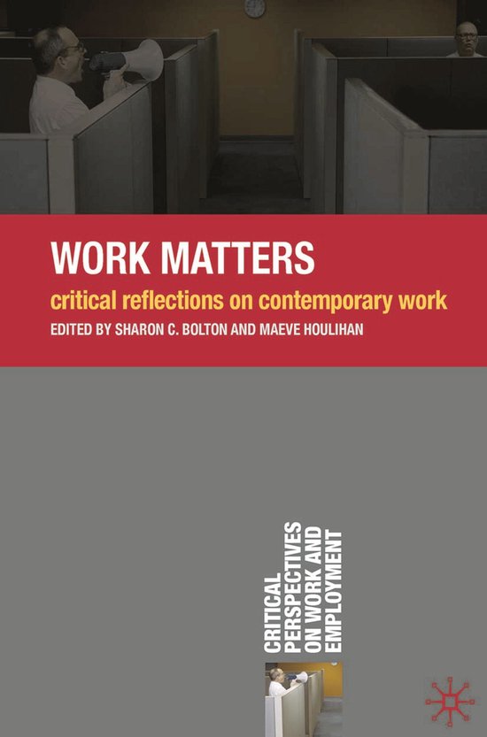 Critical Perspectives on Work and Employment - Work Matters - cover