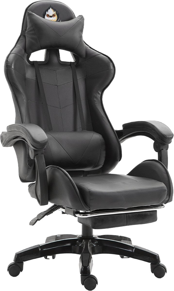 A.A.A.G. Ergonomische Gamingstoel met Lendensteun en Ligfunctie Zwart - A.A.A.G. - €69,98