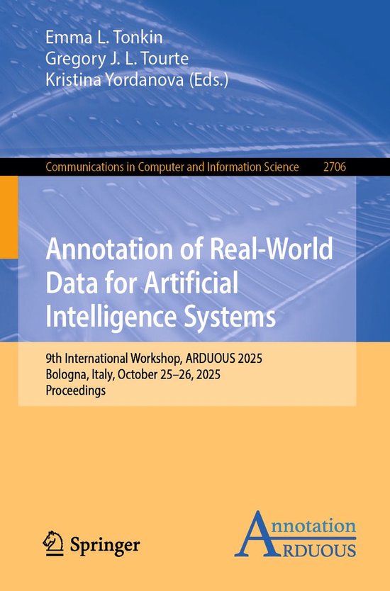 Springer Nature Proceedings Computer Science - Annotation of ... - cover