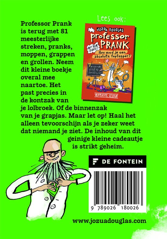 Professor Prank 2 - Meesterlijke streken, pranks, moppen en grappen ...