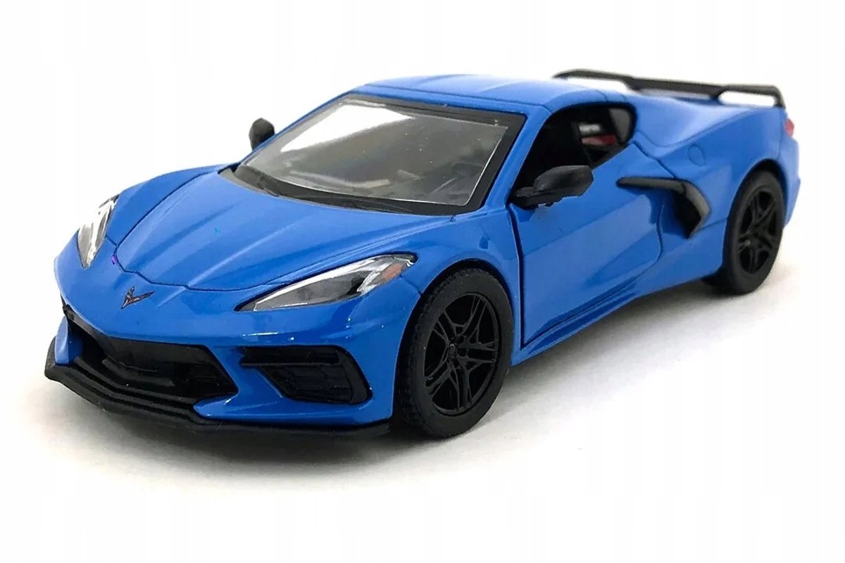 Corvette 2021 Modelauto Metaal 1:36 - Pull Back Deuren Open