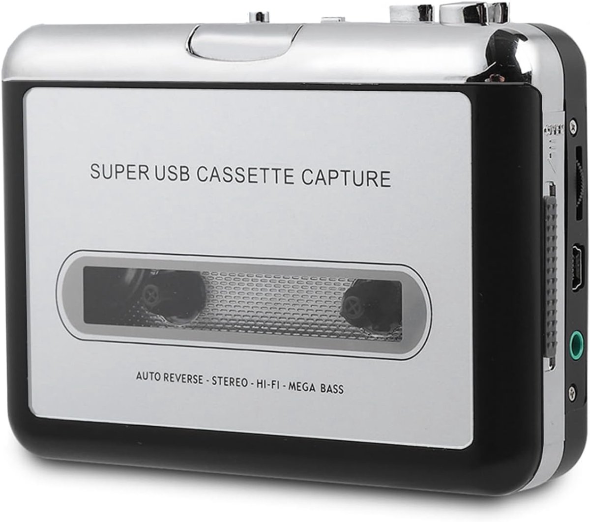 DailySupplies® Cassette Speler - Walkman -Zwart met Zilver