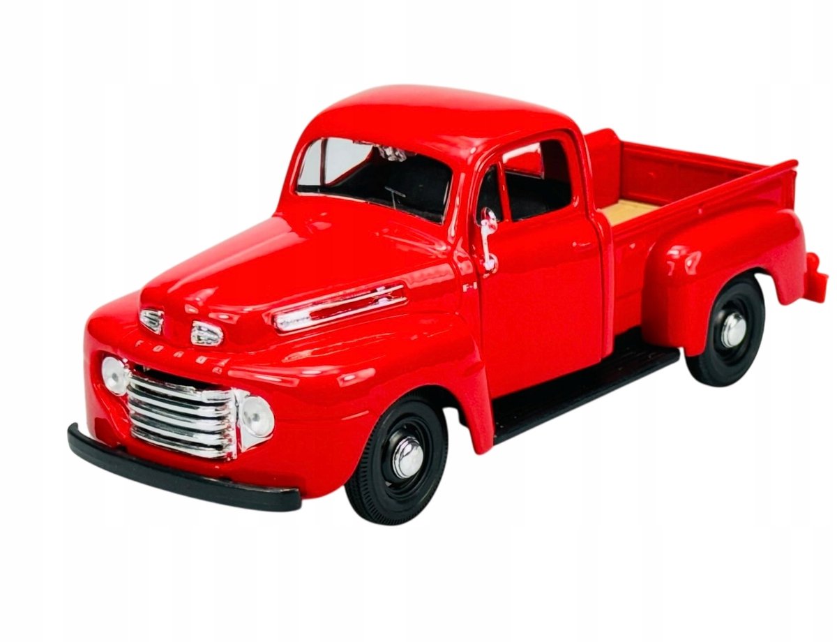 Maisto 1948 Ford F-1 Pickup Rood Metaal 1:24 Modelauto
