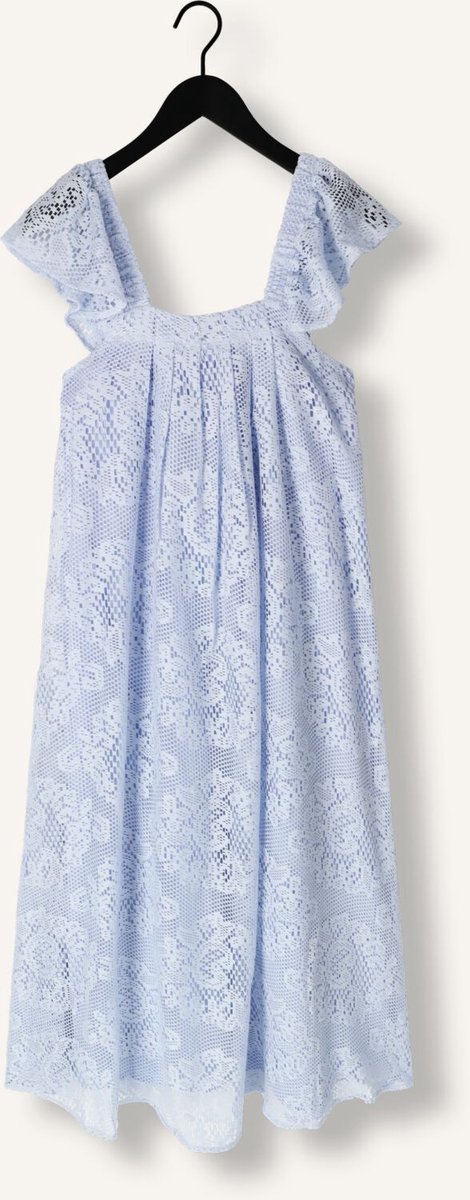 Lollys Laundry Milanll Midi Dress Sl Dames - Jurk - Lichtblauw - Maat S