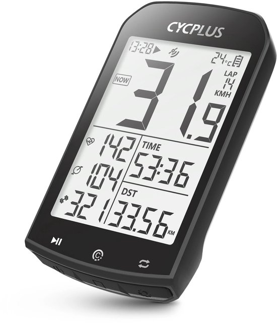 GPS Fietscomputer - CYCLPLUS M1 - Draadloos - ANT+ en Bluetooth van Merkloos — afbeelding 2