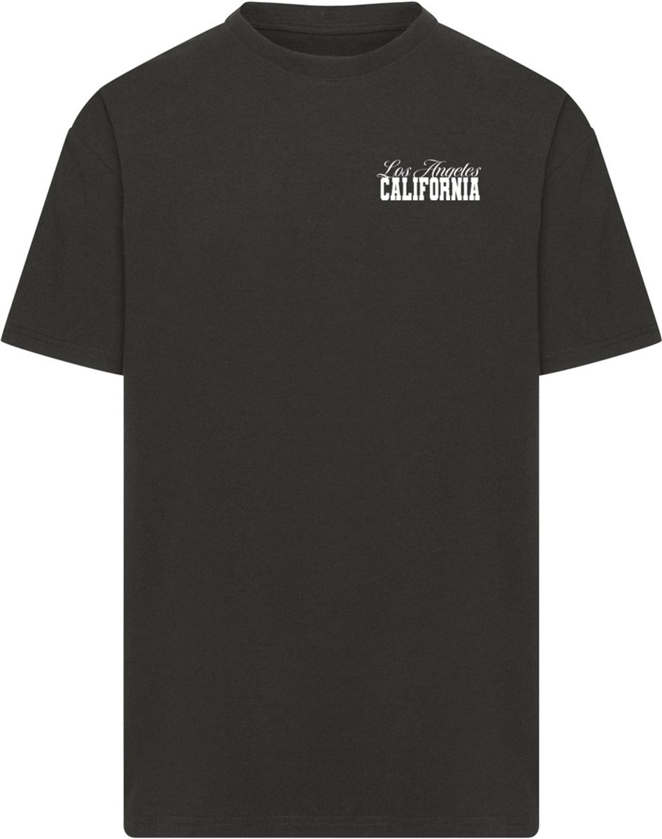 Mister Tee California Hibiskus Heavy Oversize Heren Tshirt 5XL Zwart