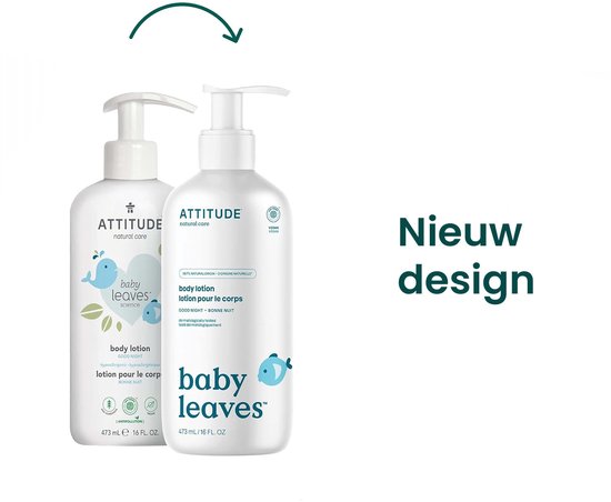 ATTITUDE - Baby Leaves Body Lotion Good night — afbeelding 3