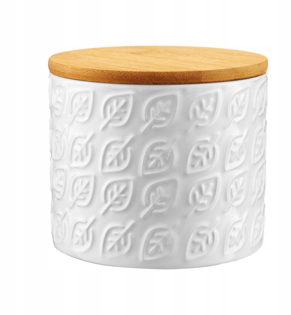 Ambition Tuvo Keramal Voorraadpot 670ml Beige/Wit