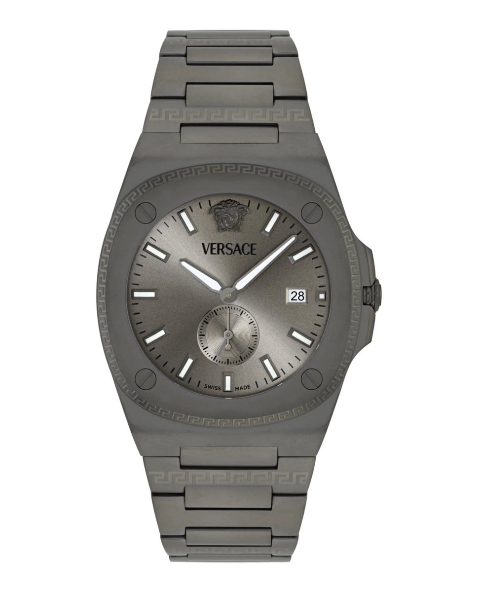 Versace Tolomeo VE0V00625 Horloge - Staal - Grijs - Ø 40 mm