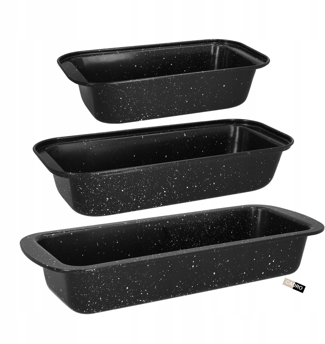 Set van 3 Bakvormen Rechthoekig 35/30/25x13 cm Non-stick