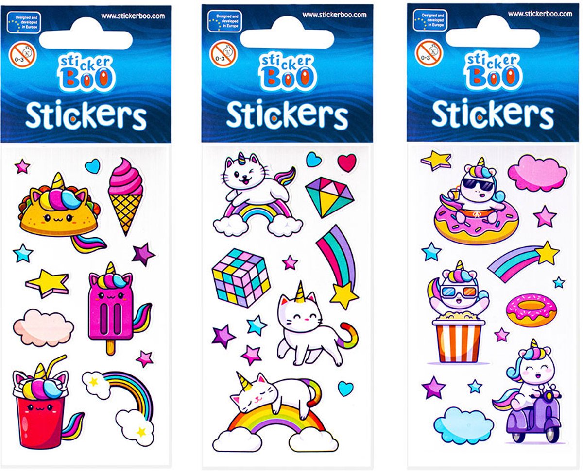 Stickervel Eenhoorn