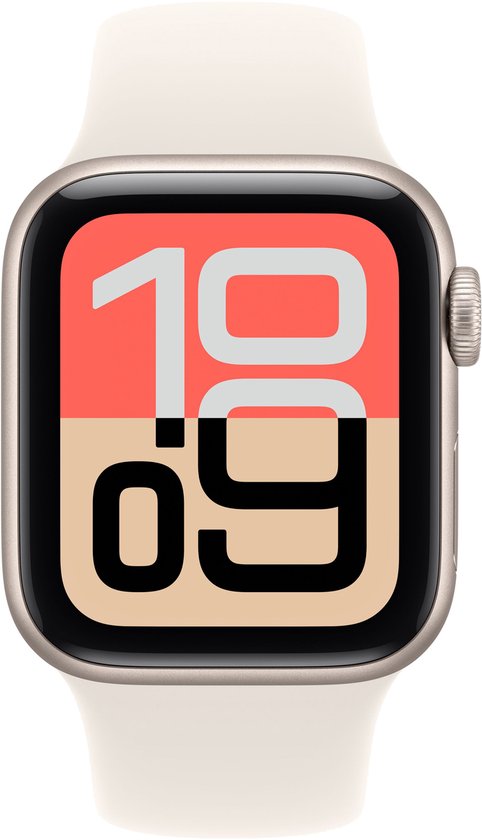 Apple Watch SE 3 - Wifi - 40mm - Starlight Aluminium Case with Starlight Sport Band - S/M