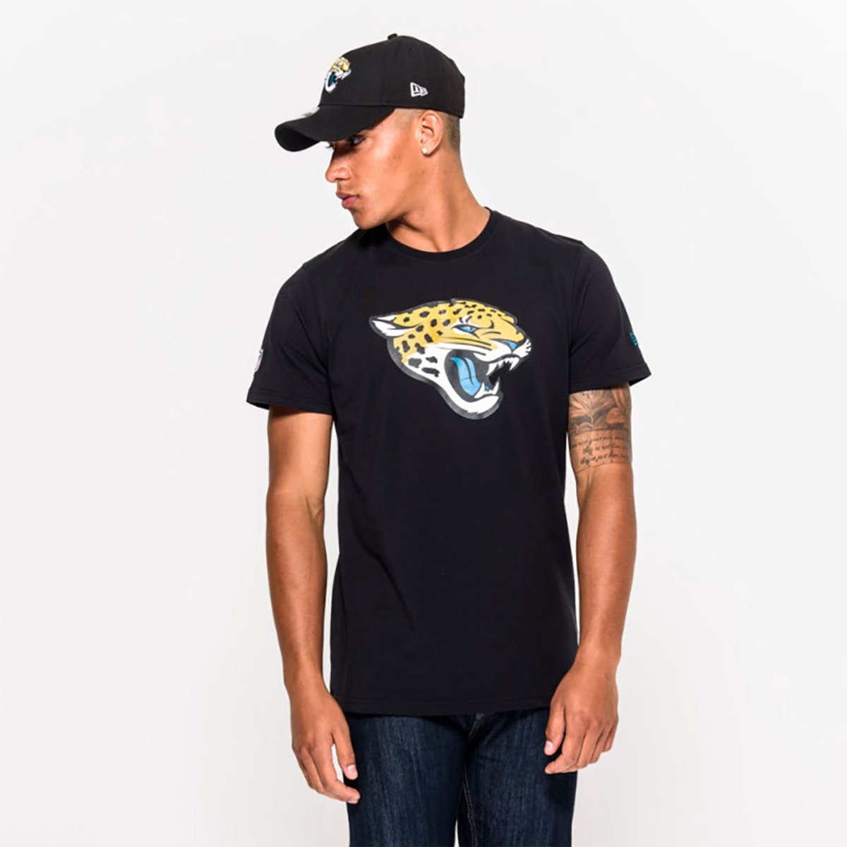 New Era Nfl Regular Jacksonville Jaguars T-shirt Met Korte Mouwen XL Man Zwart