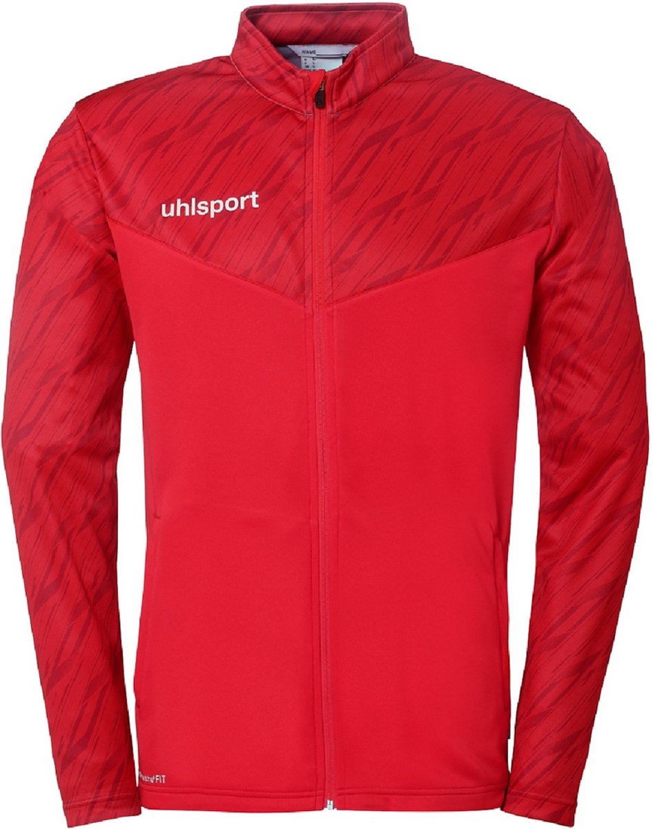 Uhlsport Kinder Trainingsjacke Progressive 28 Poly Jacke 1002269 Rot-116