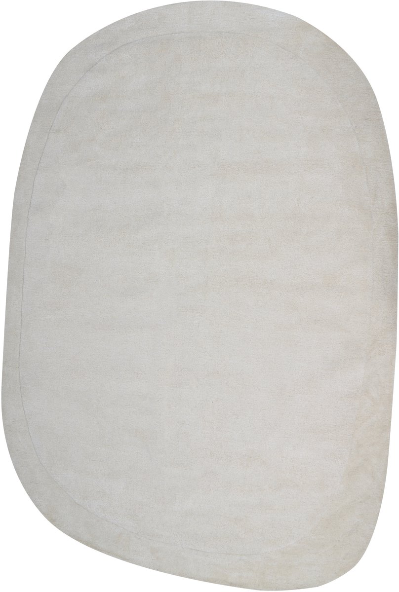 MITHA - Vloerkleed - Gebroken wit - 200 x 300 cm - Viscose