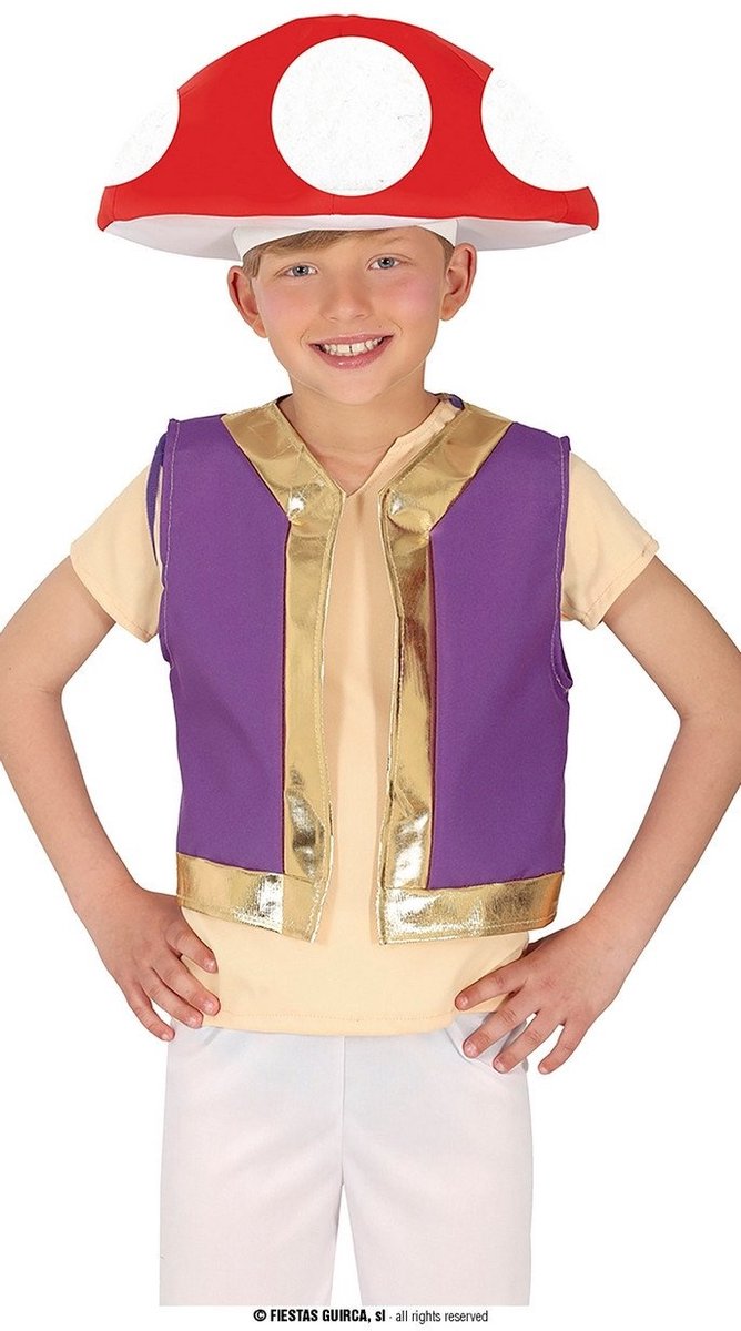 Toad Kind Kostuum - 10-12 jaar / 135-147cm