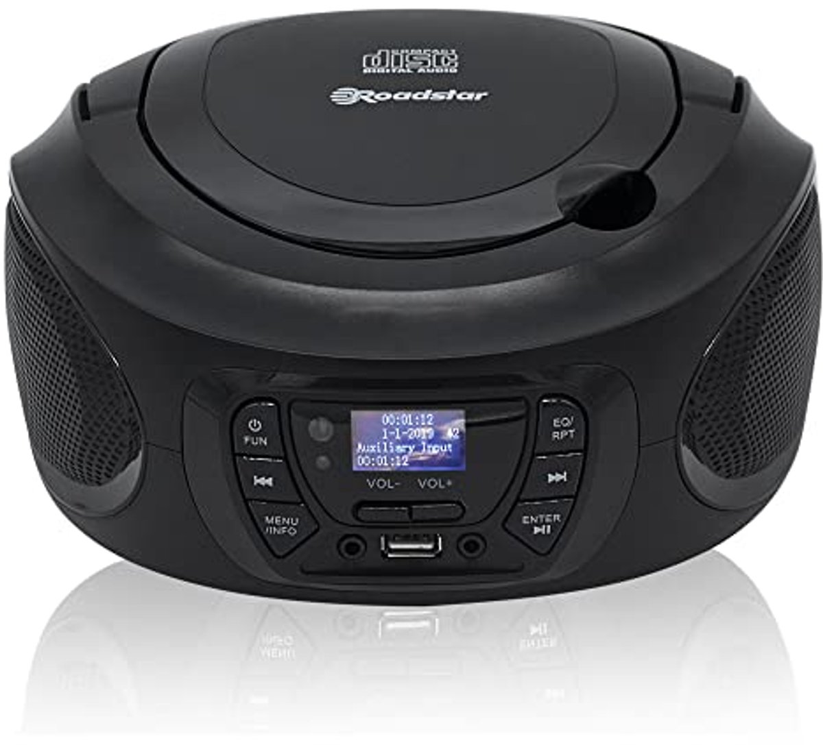 Draagbare CD-radio met DAB/DAB+/FM, MP3-speler, USB en afstandsbediening