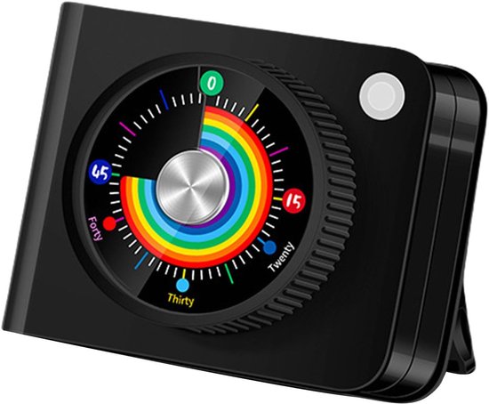 Aischens Visuele timer voor kinderen, 60 minuten, keukentimer met wekker voor volwassenen, bureautimer, stille timer voor klaslokaal, kantoor, studio, stille beweging, tijdmanagementgereedschap Aischens Visuele timer voor kinderen, 60 minuten, keukentimer met wekker voor volwassenen, bureautimer, stille timer voor klaslokaal, kantoor, studio, stille beweging, tijdmanagementgereedschap