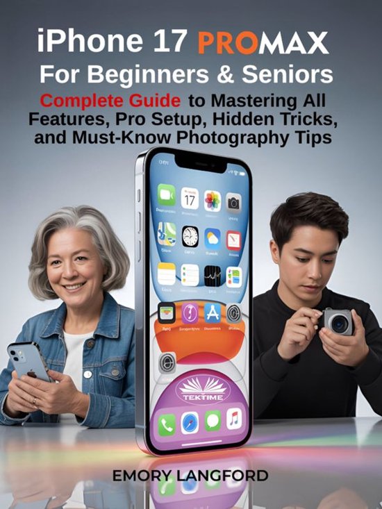 IPhone 17 Pro Max For Beginners & Seniors - cover