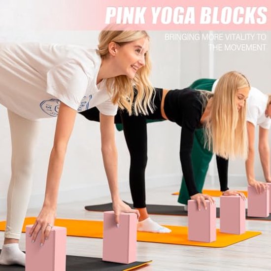 Yoga Blokken van Hoge Dichtheid voor Training - Lichtgewicht en Geurloos — afbeelding 5