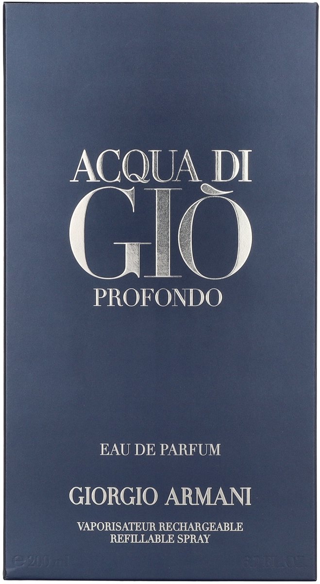 Giorgio Armani Acqua di Giò Profondo 200 ml Eau de Parfum Spray – foto 7