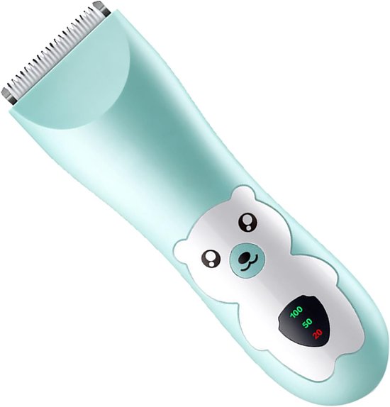 Tondeuse pour bébé, tondeuse et tondeuse pour enfants sans fil ultra-silencieuse avec peigne de fixation, brosse de nettoyage et huile lubrifiante