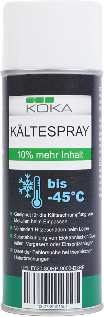 KOKA koudespray tot -45 °C IJsspray IJsspray Koelspray 440 ml