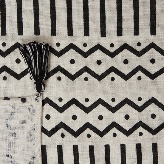 Beliani Plaid - Plaid - blanc - coton