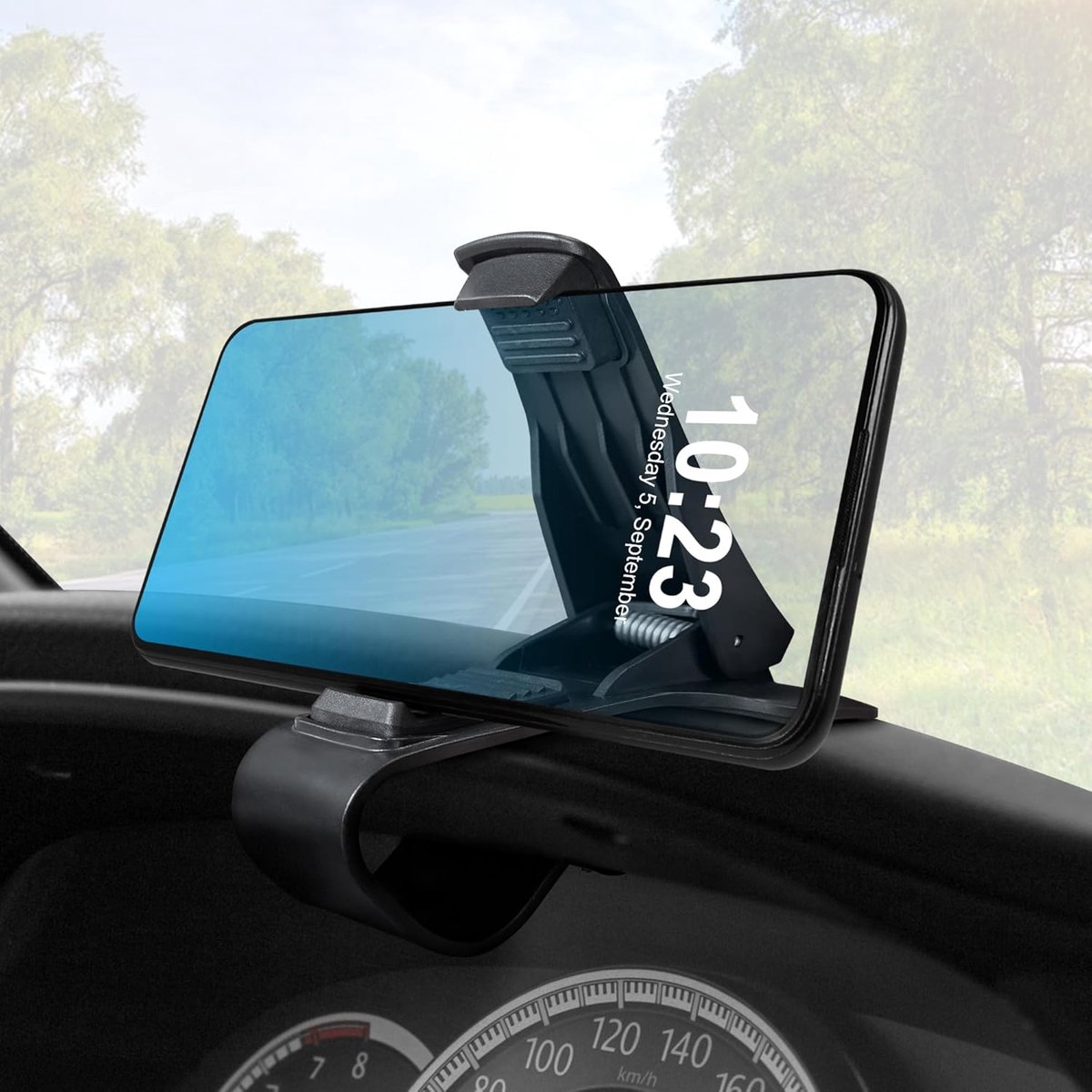 Universele Auto Telefoonhouder voor Dashboard - Veilig en Compact