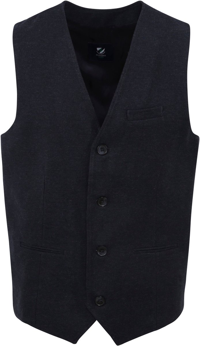 Suitable Gilet Loop Donkerblauw (navy) - Maat 46 - Heren
