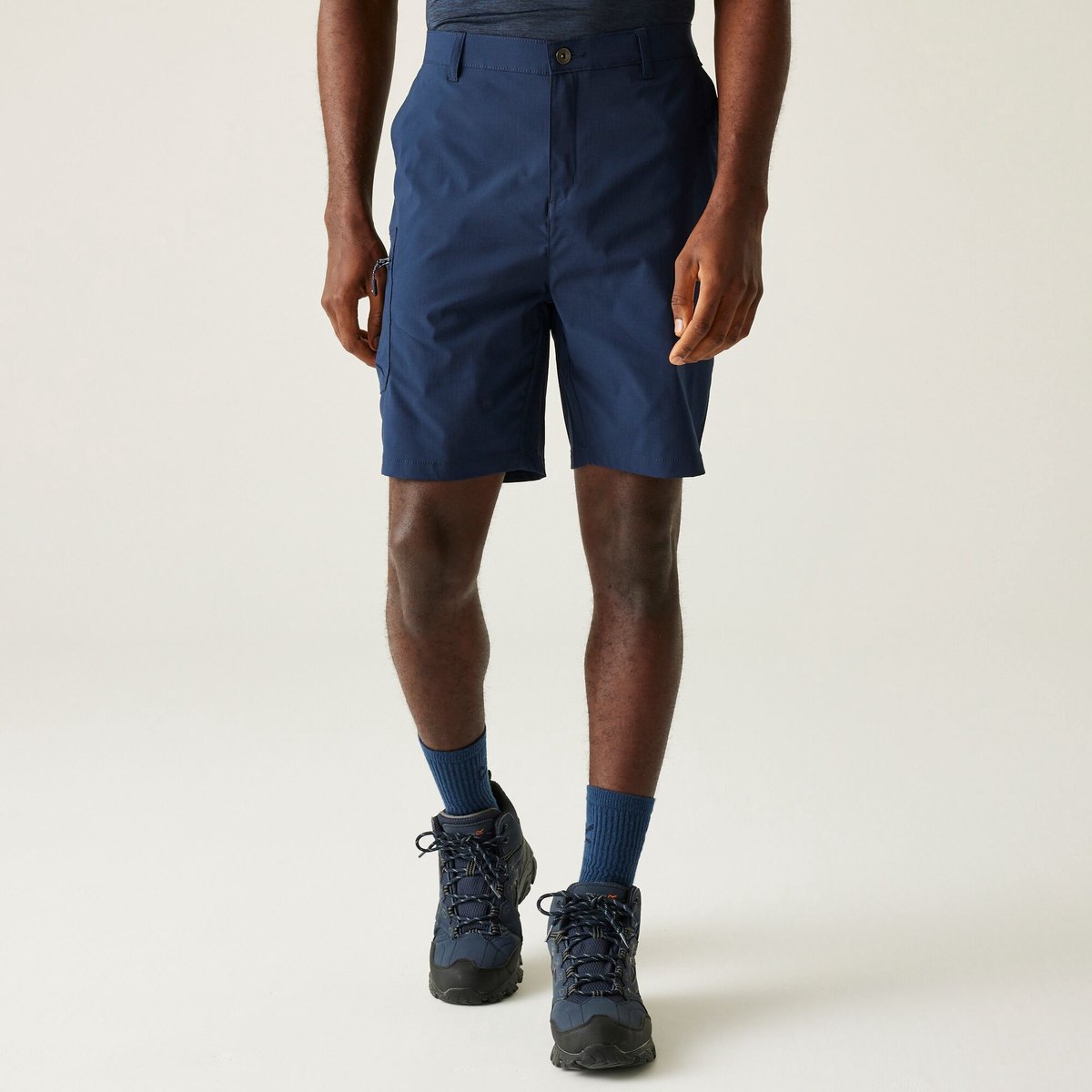 Shorts Hiking Heren Lichtgewicht & Ademend Blauw
