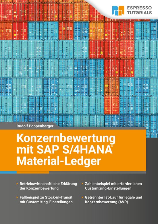 Konzernbewertung mit SAP S/4HANA Material-Ledger - cover