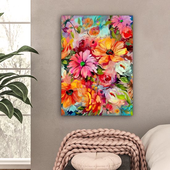 Startonight Canvas Kunst Aan De Muur - Huis In De Bergen, Winterlandschap, Landelijke Foto Natuur, Groot Ingelijst 80 X 120 CM Startonight Canvas Kunst Aan De Muur - Huis In De Bergen, Winterlandschap, Landelijke Foto Natuur, Groot Ingelijst 80 X 120 CM