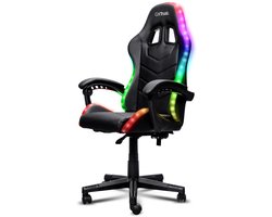 Trust GXT 704 Roniq RGB - Gaming stoel - Gamingstoel - RGB Verlichting - Gamestoel met Verstelbare Rugleuning En Zitting - Zwart