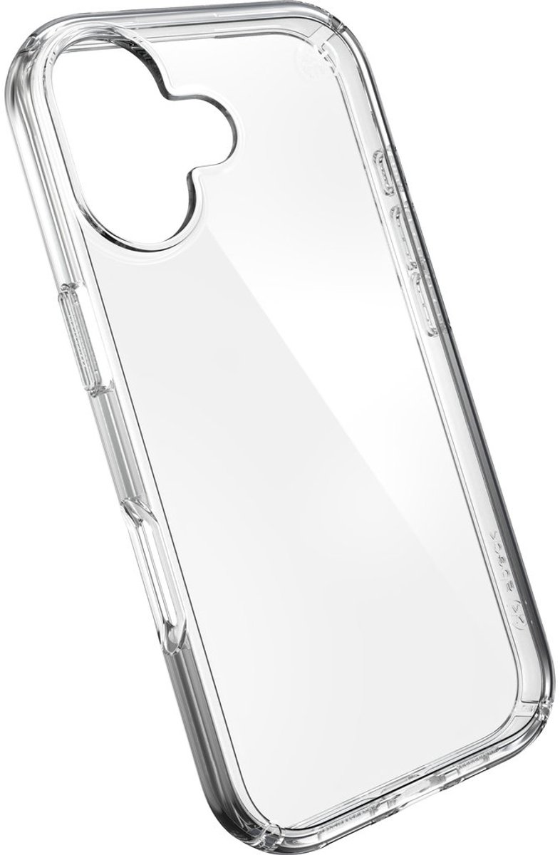 Speck hoesje geschikt voor Apple iPhone 17 - Slank - Kristalhelder - Valbescherming gecertificeerd tot 4 meter - Microban Antibacterieel - Presidio Perfect Clear lijn - Transparant