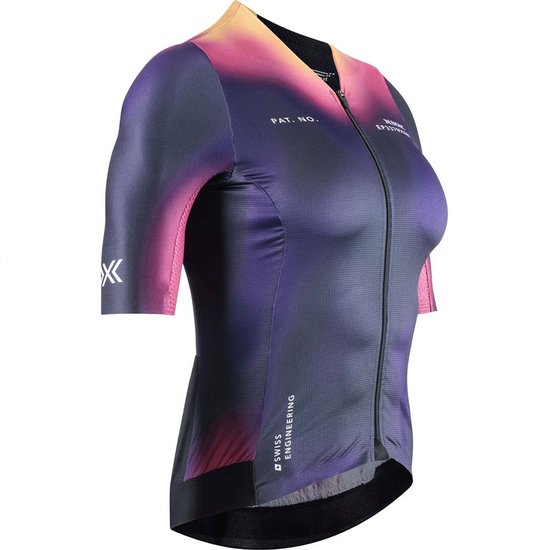 Maillot de cyclisme à manches courtes X-bionic Corefusion Aero Violet L Femme