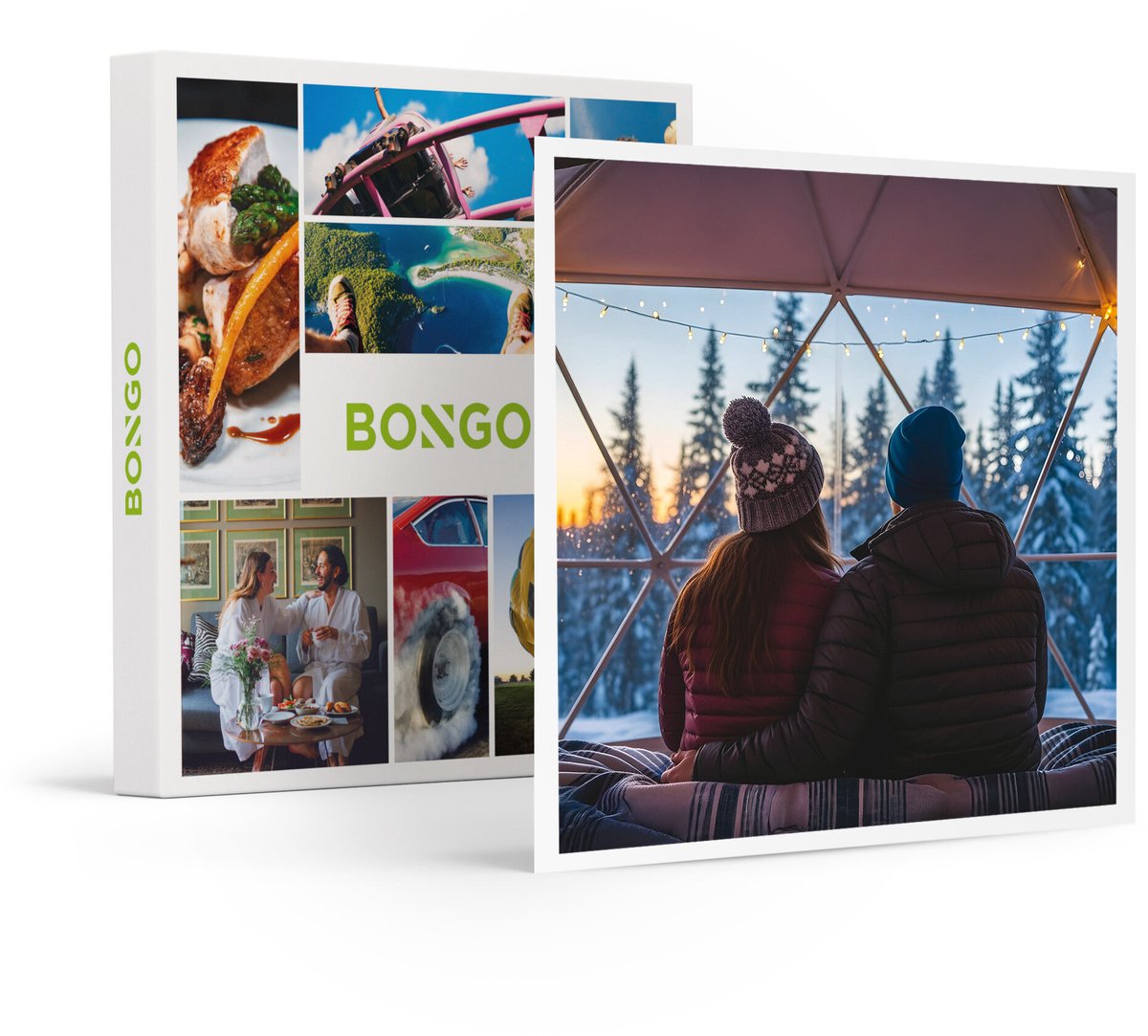 Bongo Bon -Uniek Kerstcadeau: 1 Nacht In Een Boomhut, Bubbel Of Kasteel- Cadeaukaart