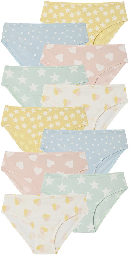 Vertbaudet Lot de 10 culottes fantaisie fille