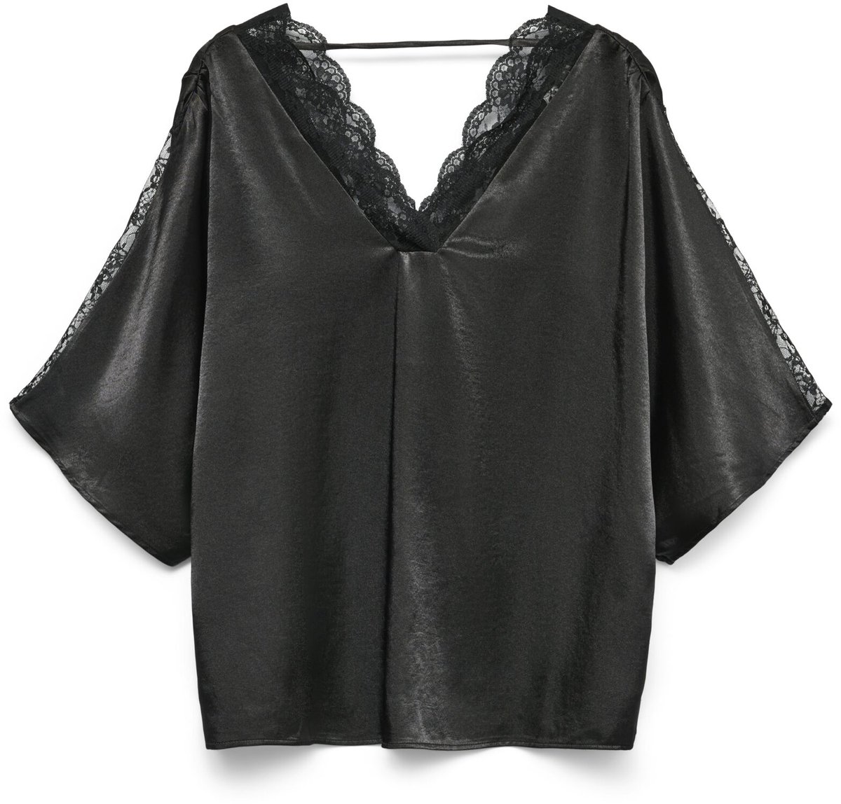 VERO MODA - VMHILLARY 2/4 TOP BTQ GA - Dames - Blouses