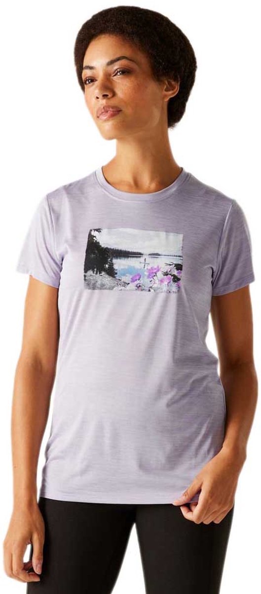 Regatta Fingal Ix T-shirt Met Korte Mouwen Vrouw Wisteria Marl