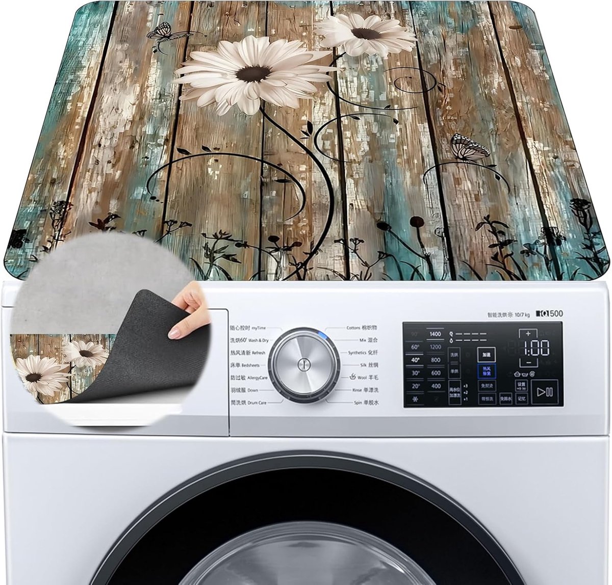 Washing Machine Cover - 60 x 60 cm - Bescherming voor Wasmachine en Droger