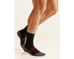 FALKE RU4 Cool anti-blaar functioneel materiaal hardloopsokken heren zwart - maat 39-41