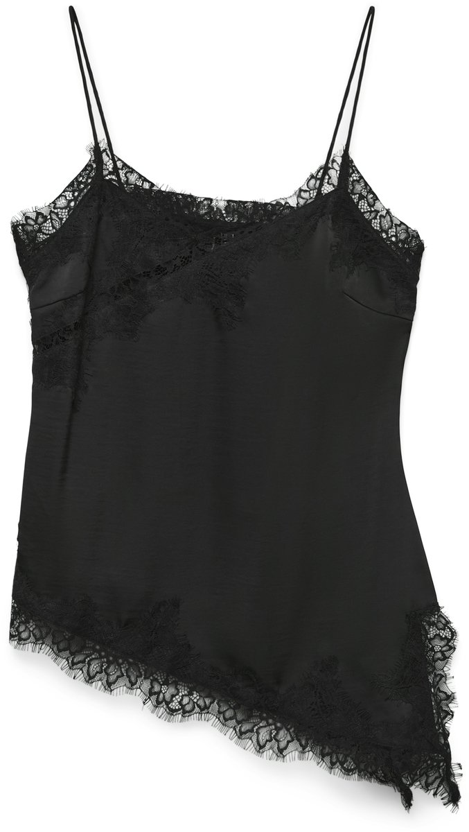 VERO MODA - VMJULIA SINGLET LACE TAIL TOP EXP - Dames - Blouses