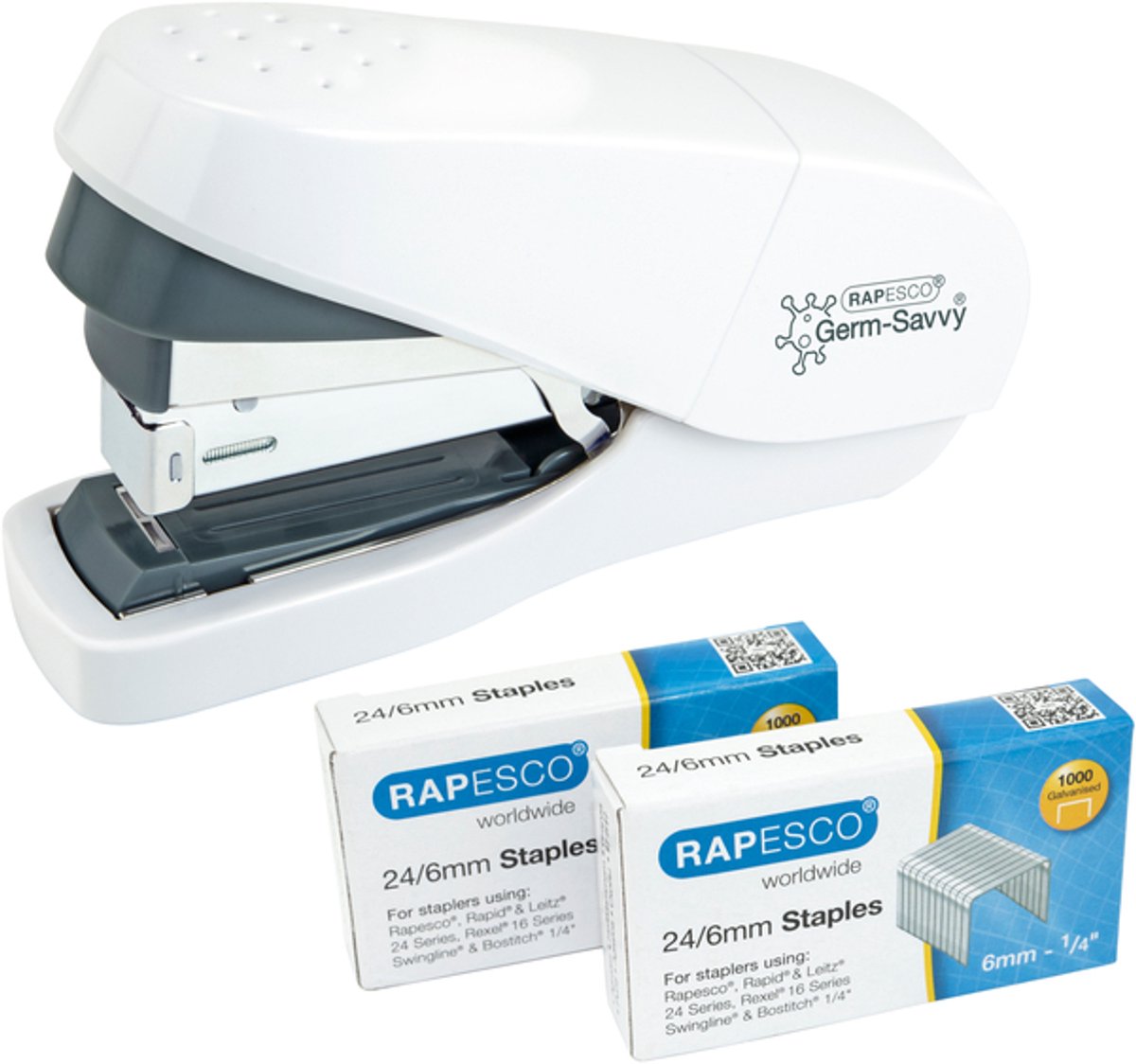 Nietmachine rapesco germ-savvy wit