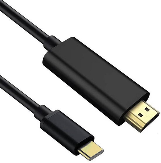 Câble USB C vers HDMI - Câble USB C HDMI - HDMI vers USB C - Câble HDMI HDMI C - 4K Ultra HD - Aluminium