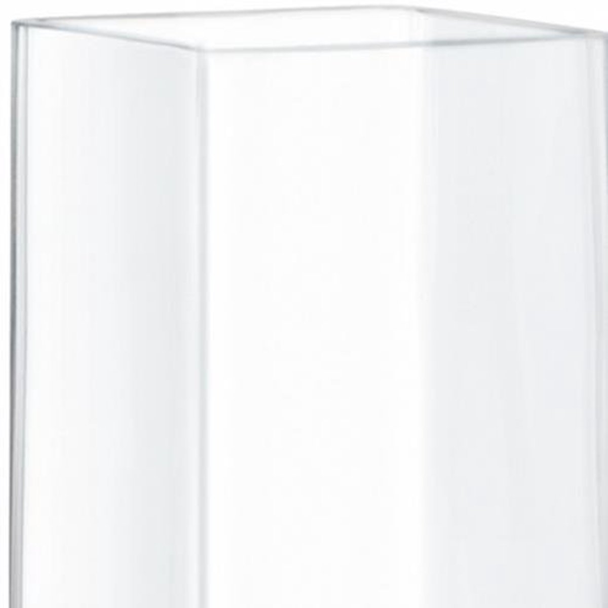 Modulaire vaas van helder glas 40 x 10 x 10 cm